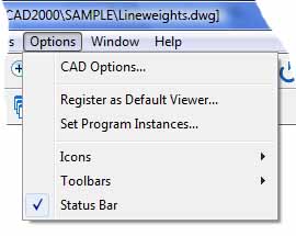 Options Menu